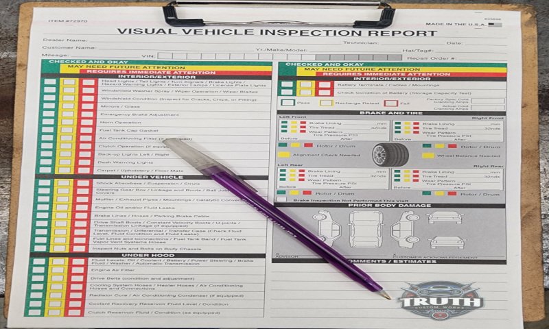 tcw visual inspection sheet